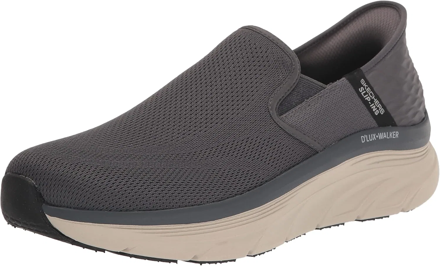 Туфли Skechers Herren D'lux Walker Orford Slip-in Penny Loafer, Darkgray