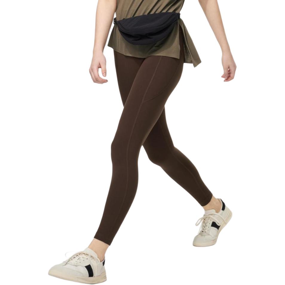 

Женские повседневные брюки цвета темной умбры UNIQLO, Dark Umber