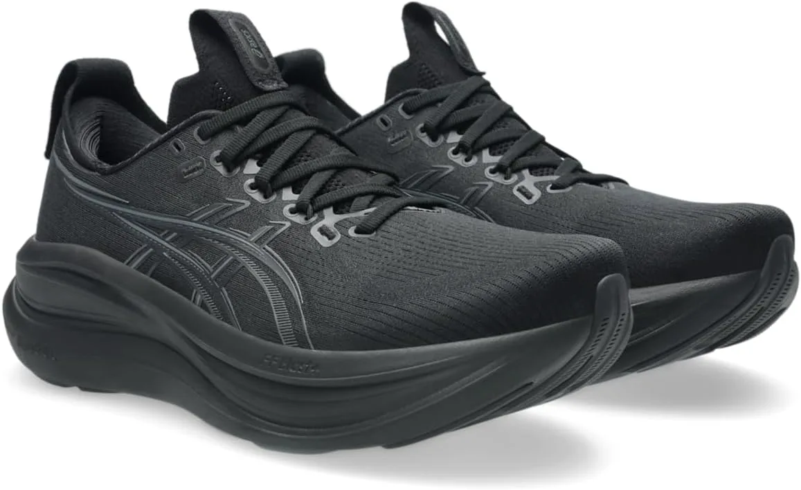 Мужские беговые кроссовки ASICS Gel-Nimbus 28, черный/графитовый — фото 2