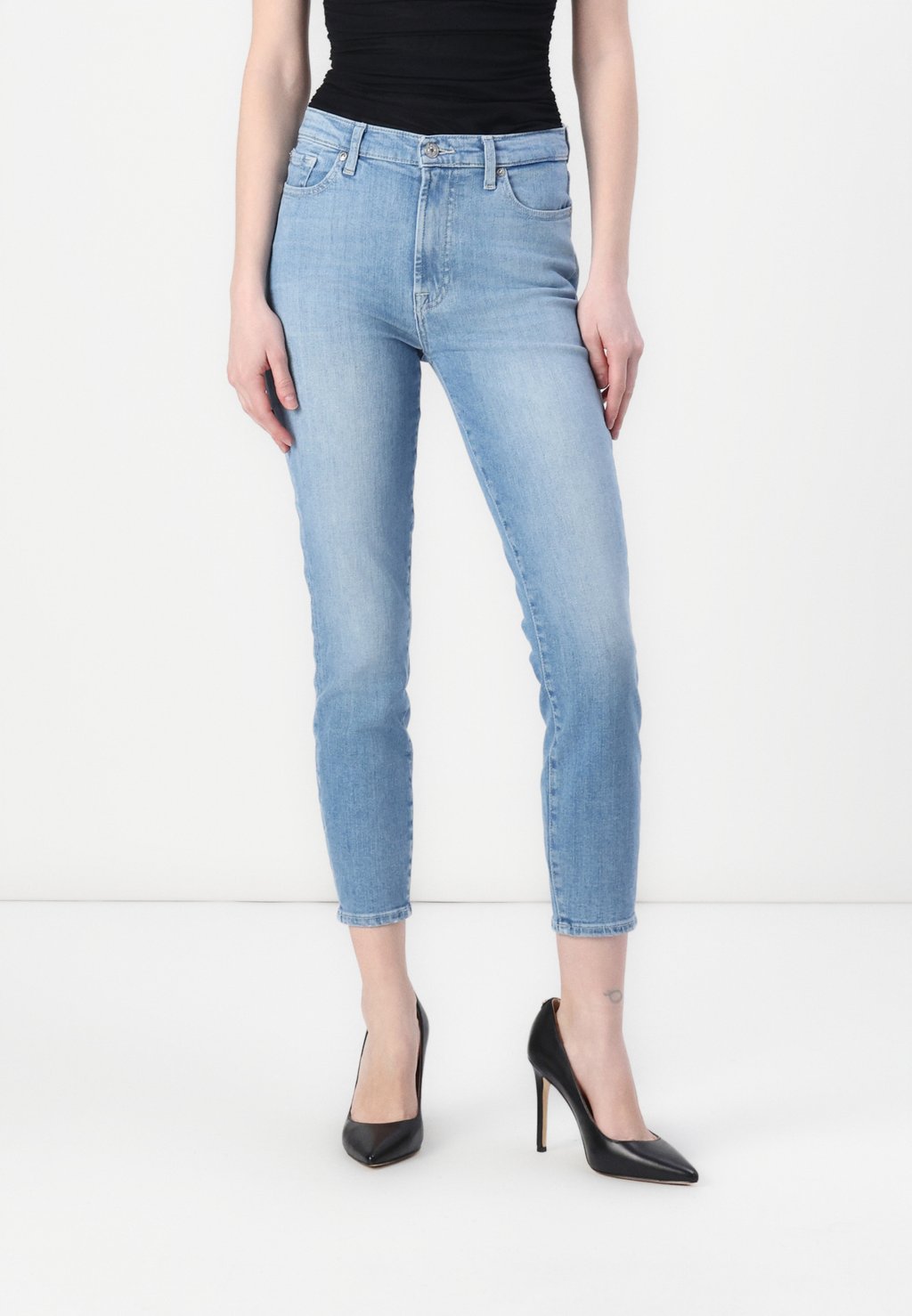 

Джинсы скинни 7 for all mankind, деним