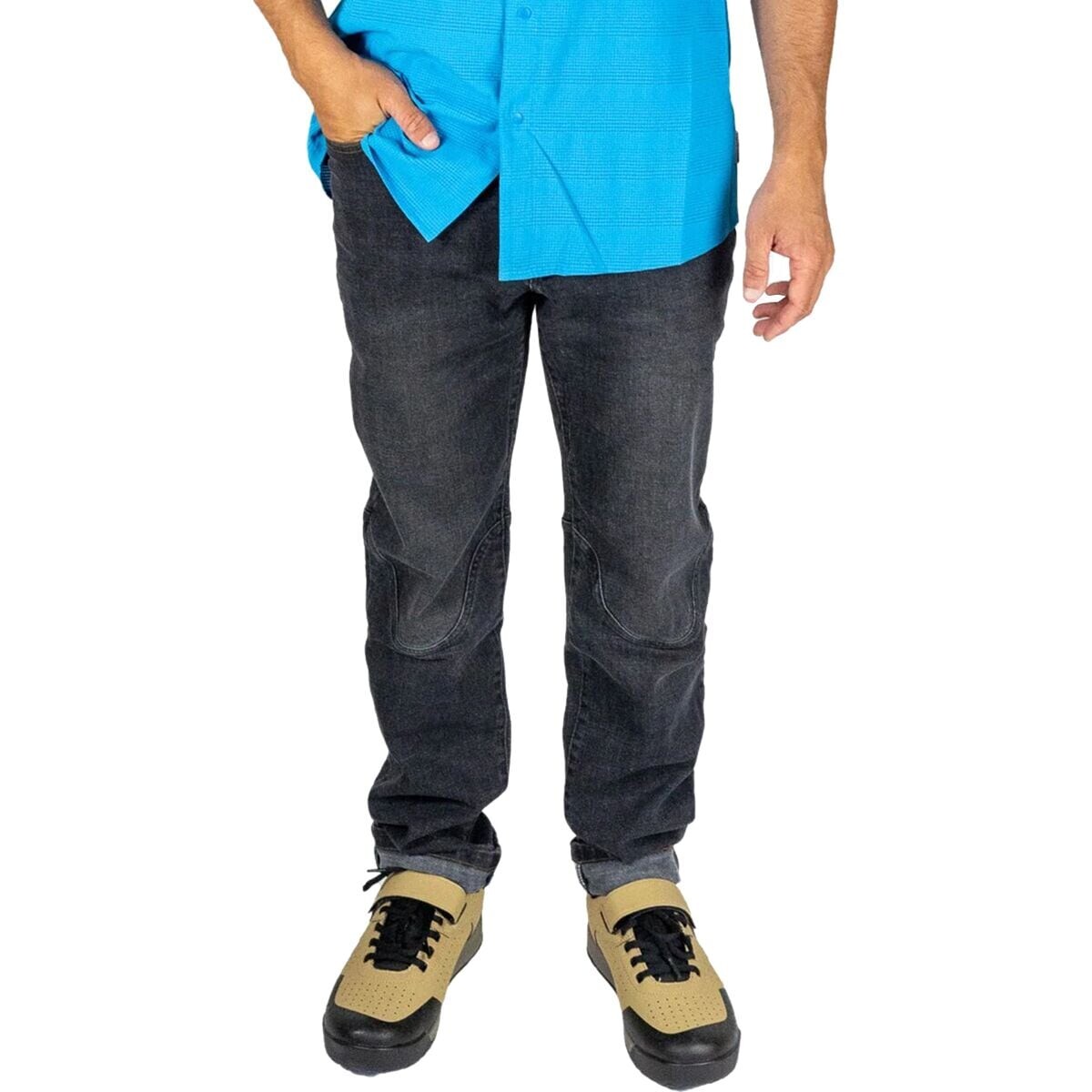 

Джинсовые брюки стрейч со спицами Club Ride Apparel, черный