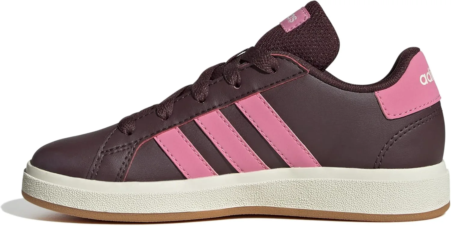Кроссовки Adidas Kids' Grand Court 2.0, розовый/белый — фото 2