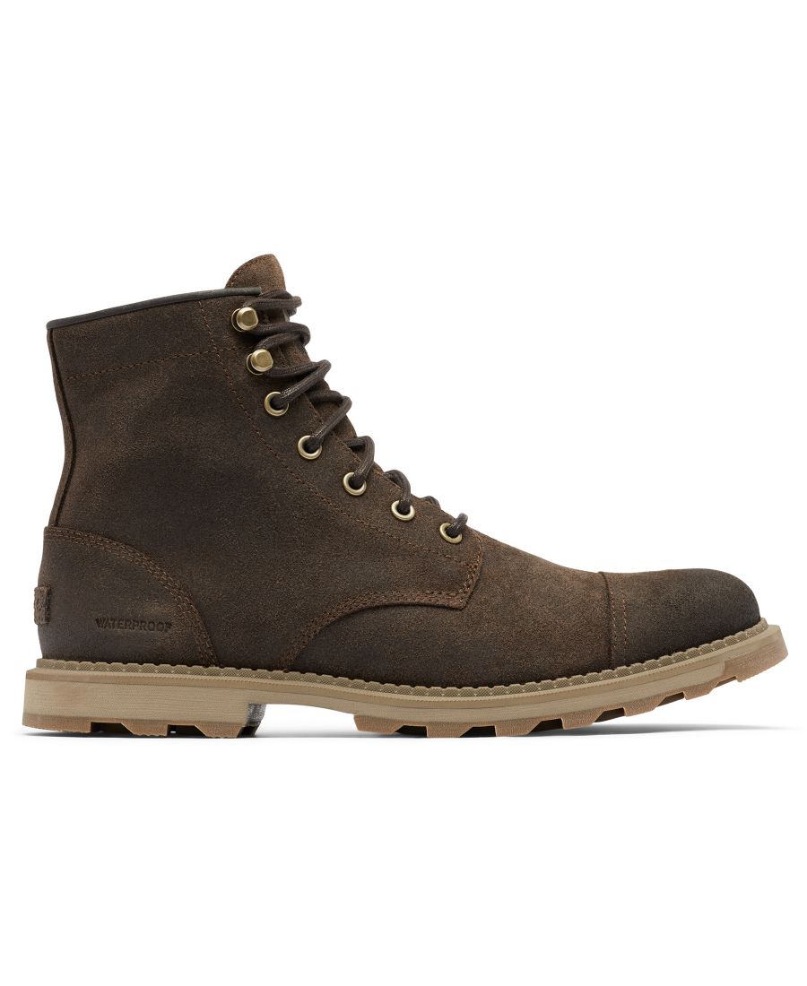 Мужские водонепроницаемые рабочие ботинки Madson II Sorel, Tobacco Brown — фото 2