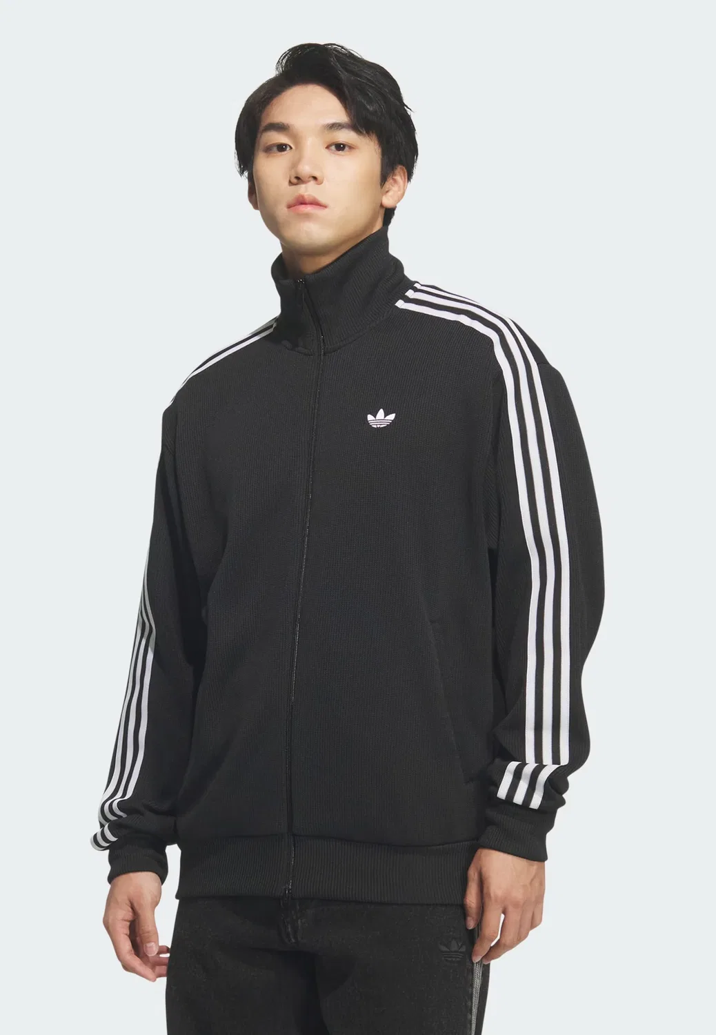 Вязаный кардиган Adidas Originals FB черного цвета — фото 2