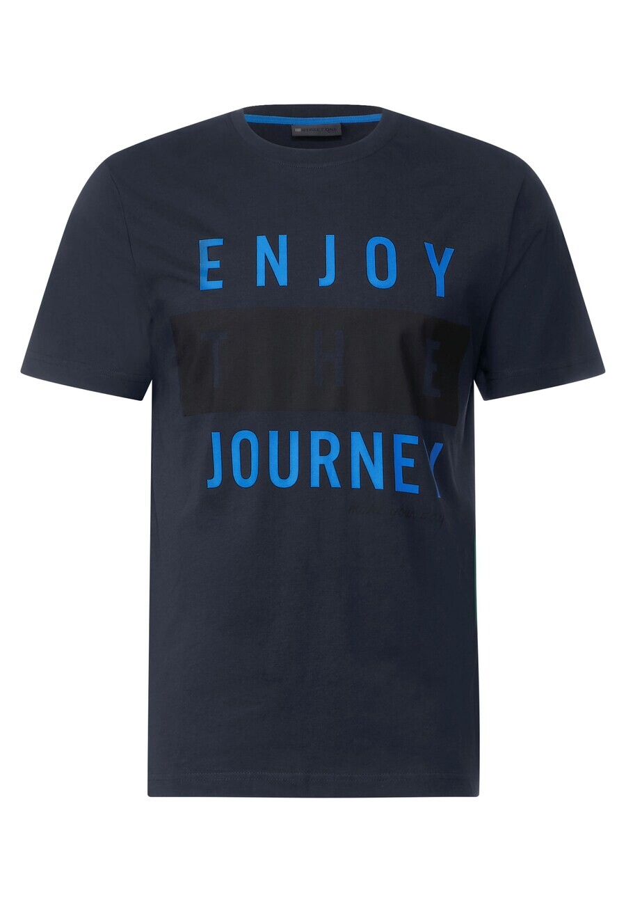 

Классическая футболка Street One MEN Shirt, черный
