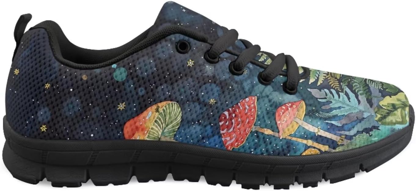 

Кроссовки GETELINSENG с американским флагом для мужчин, кеды, легкие, для прогулок и бега, с подошвой EVA, не скользящие, Art Mushroom