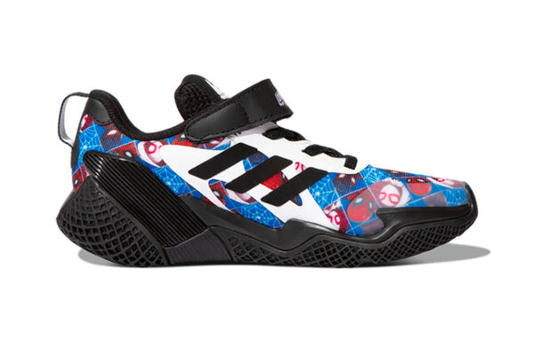 Кроссовки 4uture runner x marvel super hero adventures Adidas, черный — фото 2