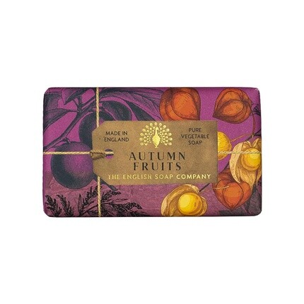 

Юбилейное обернутое мыло-кусок Роскошное фруктовое мыло с маслом ши 190 г The English Soap Company