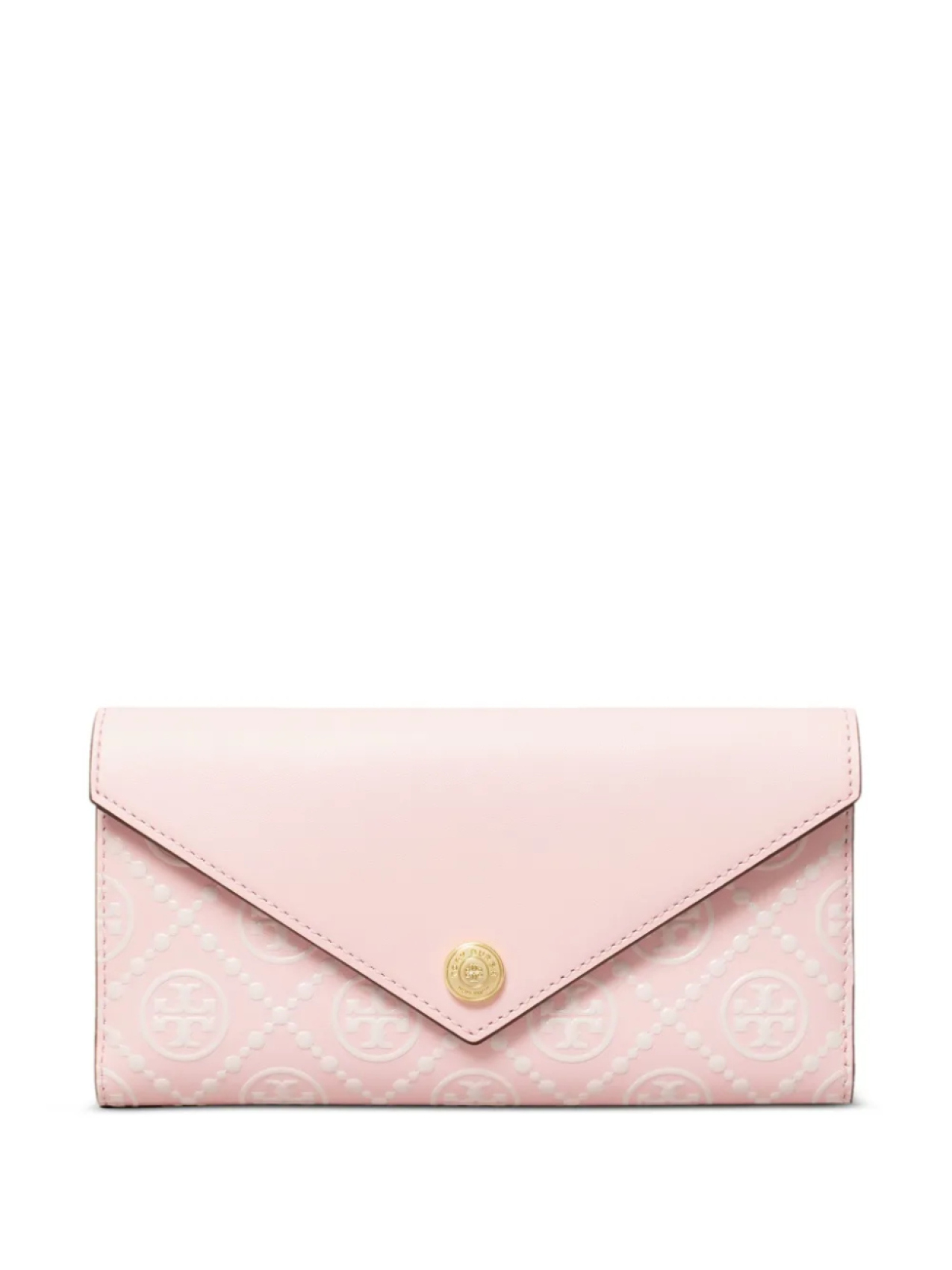 

Кошелек с логотипом и монограммой Tory Burch, розовый