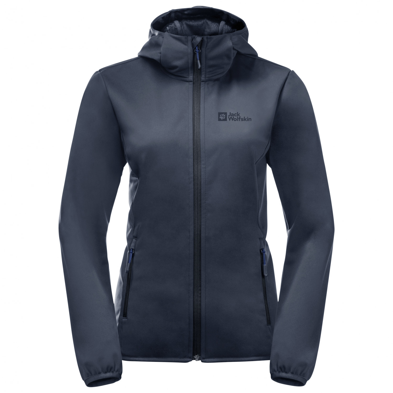 

Куртка из софтшелла Jack Wolfskin Women's Windhain Hoody, цвет Night Blue