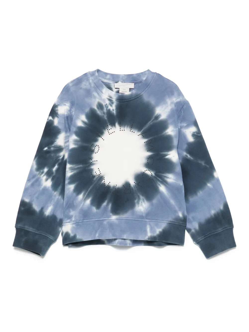 

Толстовка с принтом тай-дай Stella McCartney Kids, синий