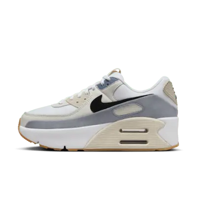 

Кроссовки Nike Air Max 90 LV8, цвет White/Ashen Slate/Light Orewood Brown/Black