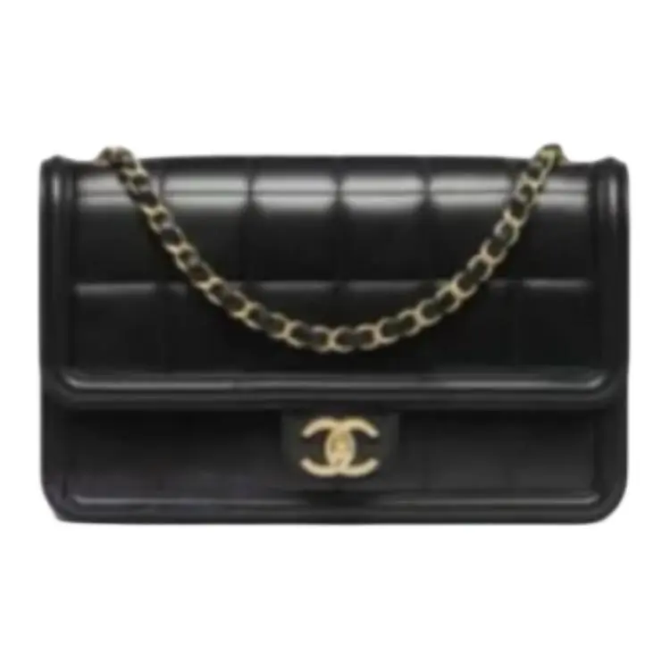 CHANEL Кожаная сумка через плечо женская черная — фото 2