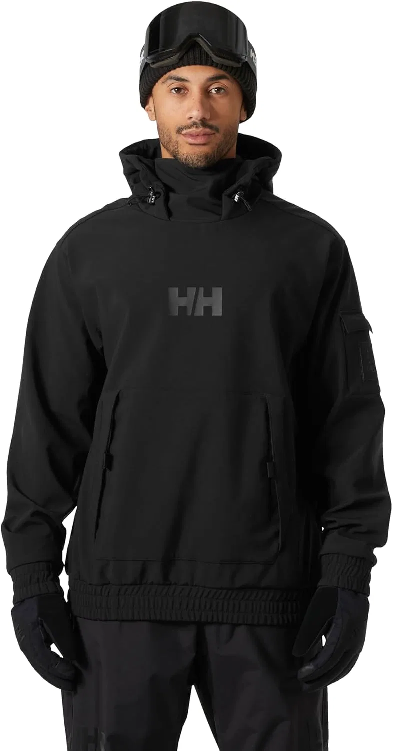 Helly Hansen Толстовка Helly-Hansen Ullr D Ridable Hoodie унисекс, спортивная толстовка, легкая, дышащая, одежда для активного отдыха, 990 Black — фото 2