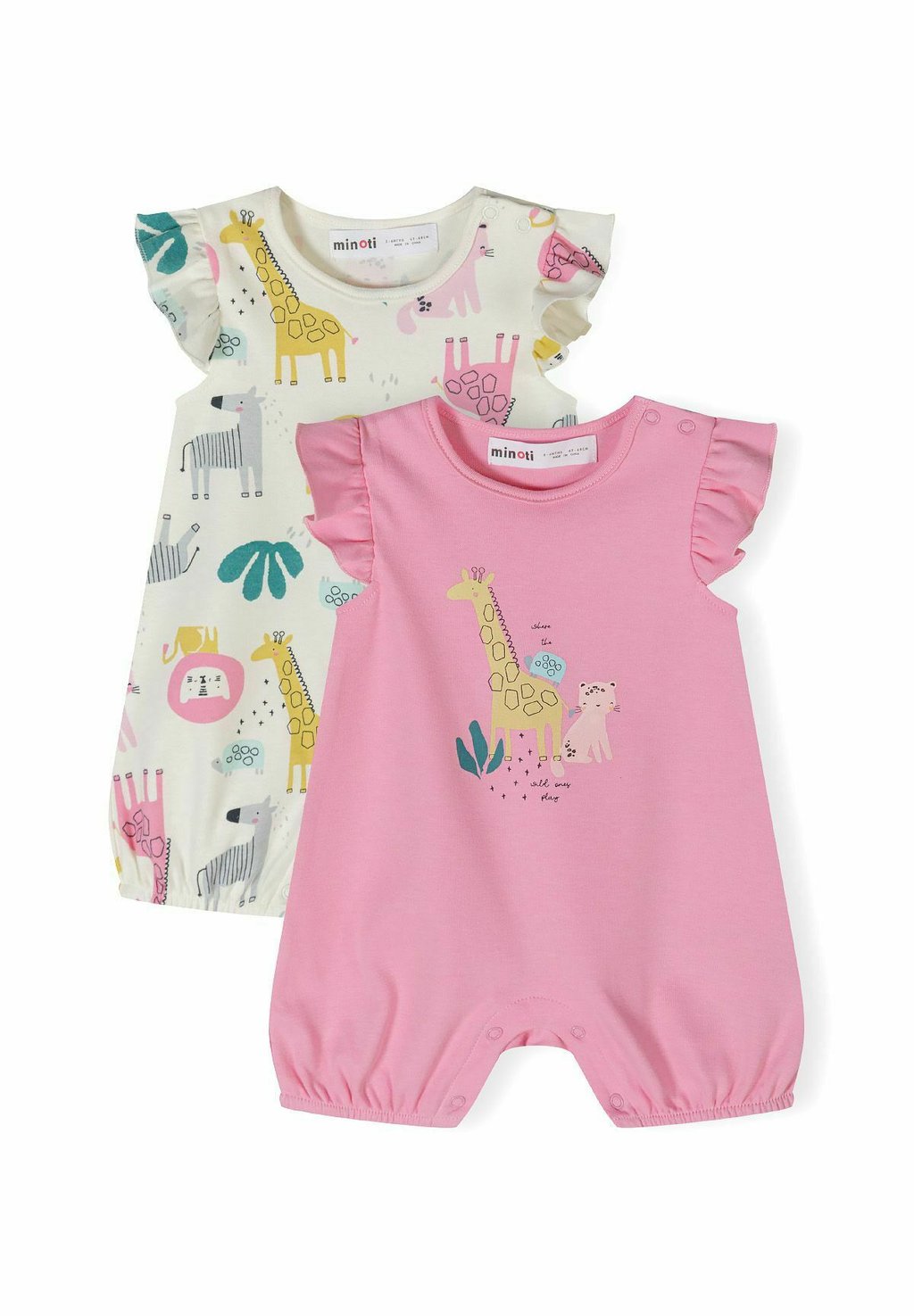

Комбинезон 2 PACK FRILL SLEEVE MINOTI, лиловый