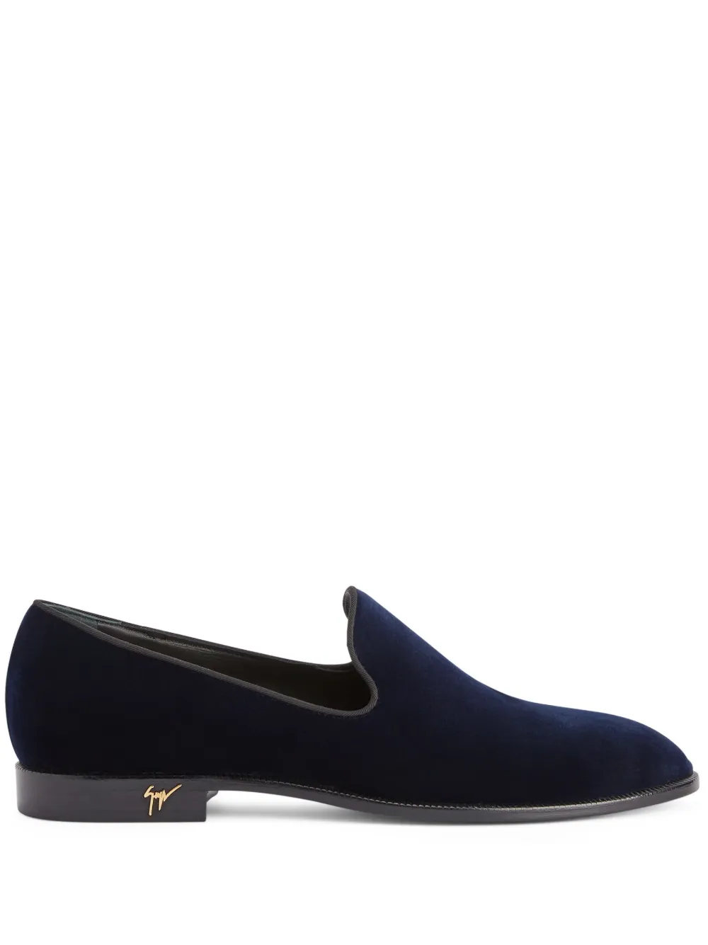 

Бархатные лоферы Gatien Giuseppe Zanotti, синий