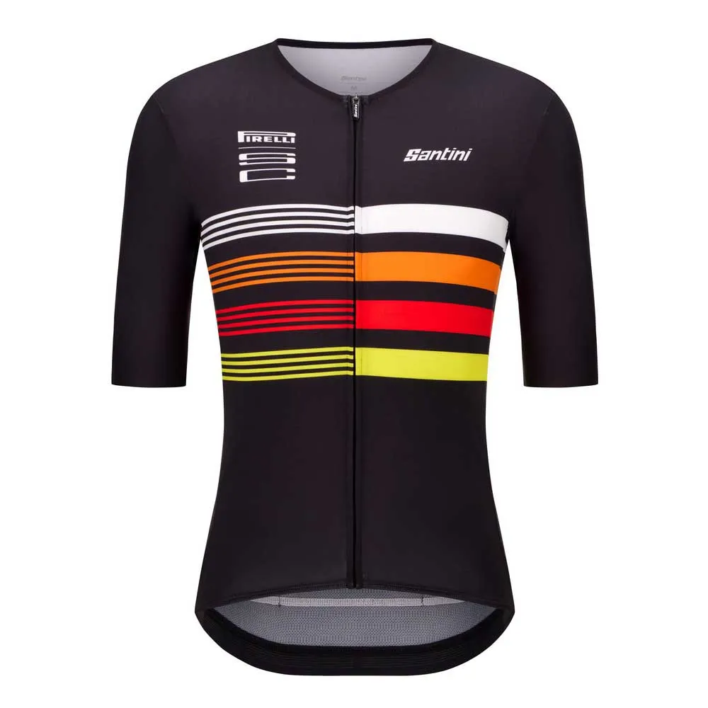 

Джерси с коротким рукавом Santini Pirelli Tape, черный