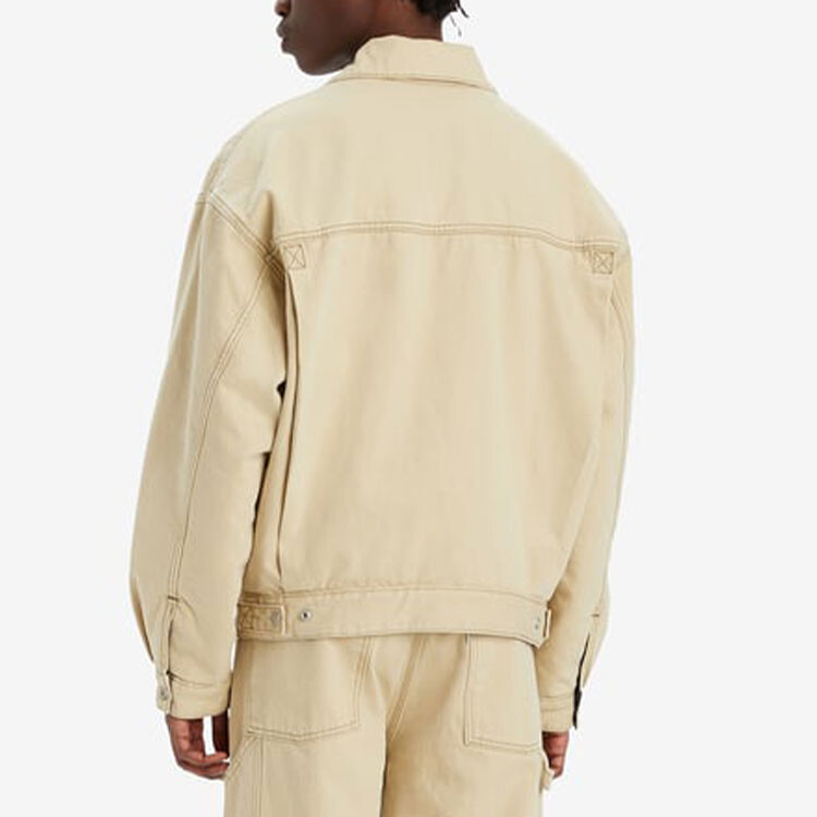 Мужская джинсовая куртка SilverTab Series, абрикосовый цвет Levis, цвет Apricot — фото 4