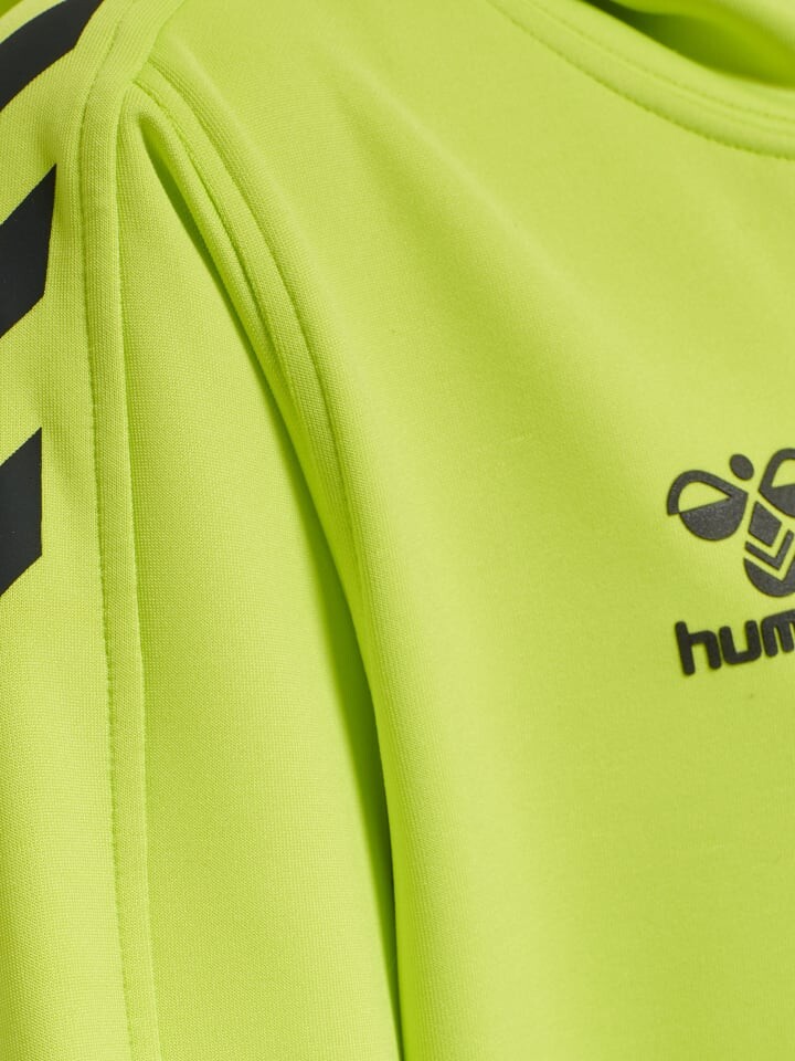 Пуловер с капюшоном Hummel Verstellbare Taille Hoodie Hmlcore Multisport Kinder, цвет LIME POPSICLE — фото 3