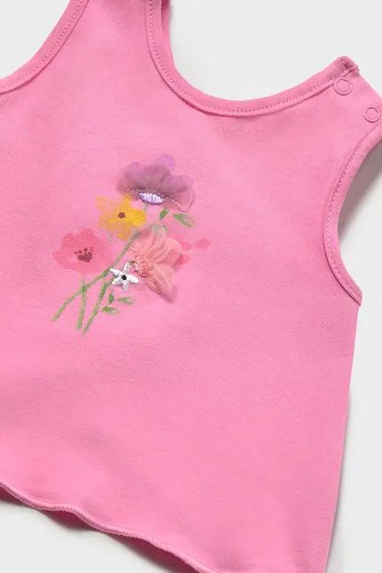 Купальник для девочки двухчастный Mayoral Newborn, розовый — фото 3