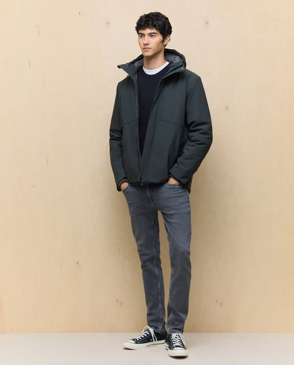 

Мужская водоотталкивающая стеганая куртка с капюшоном Easy Wear, хаки