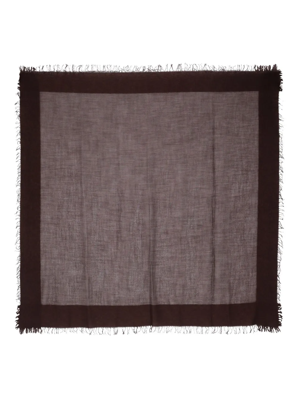 

Шарф с бахромой Faliero Sarti, коричневый