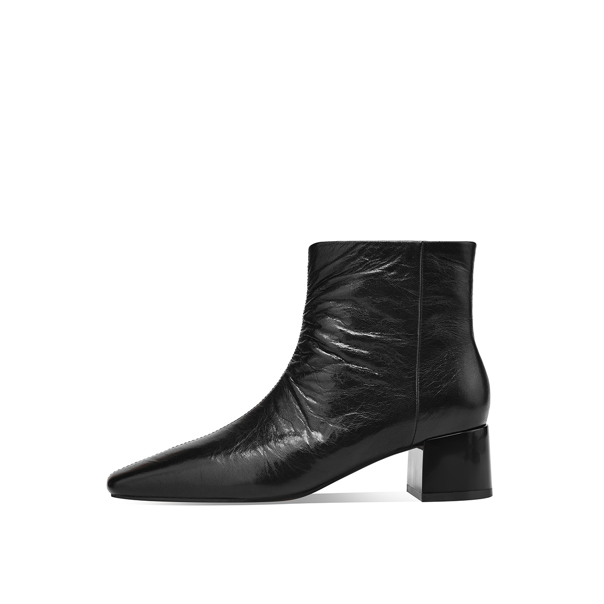 Rosa Bianca Бордовые женские полусапожки с кожаной стелькой, цвет Burgundy (Cow Leather Insole) — фото 3