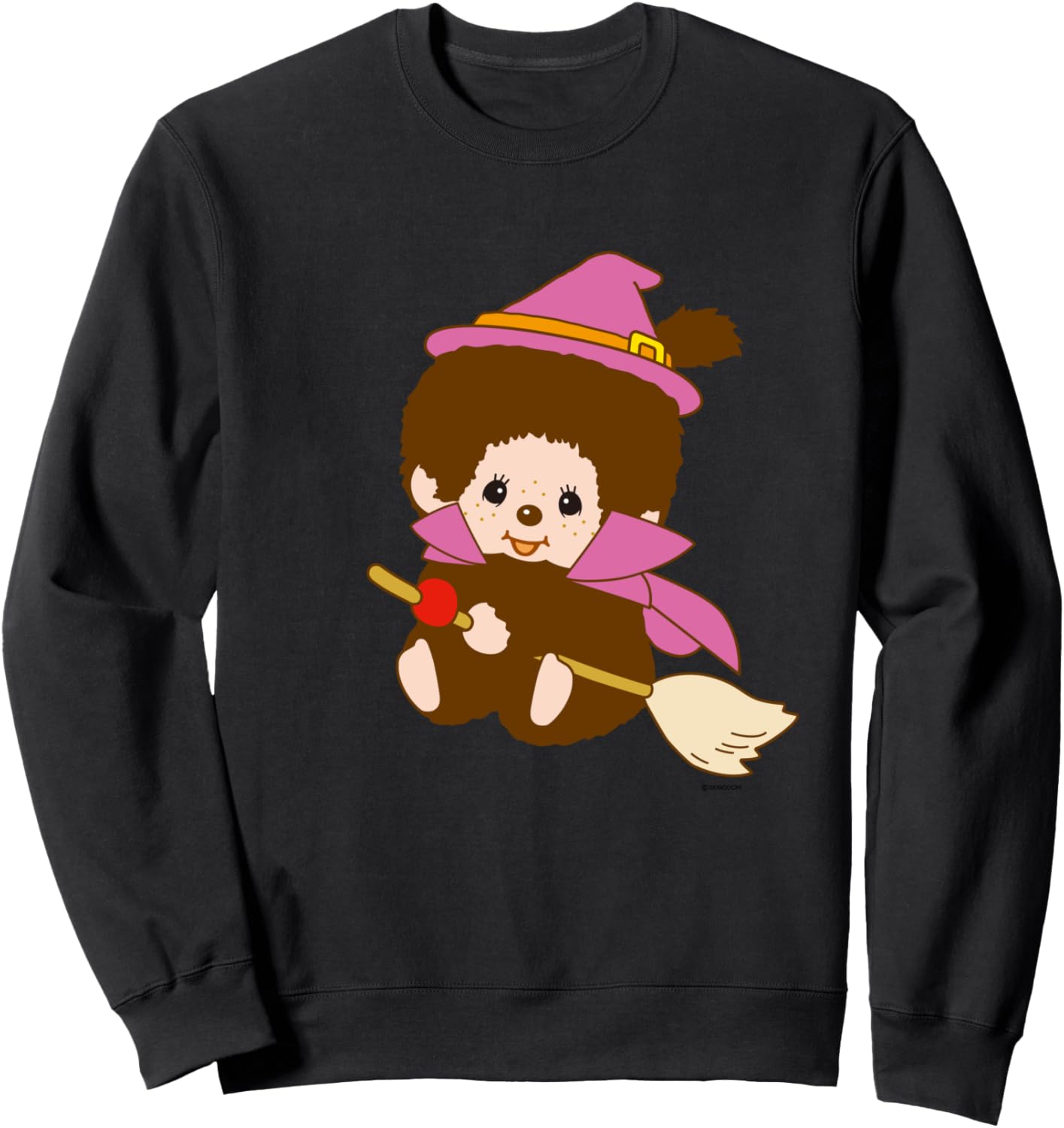 

Толстовка с графическим принтом Monchitch Monchhichi, черный