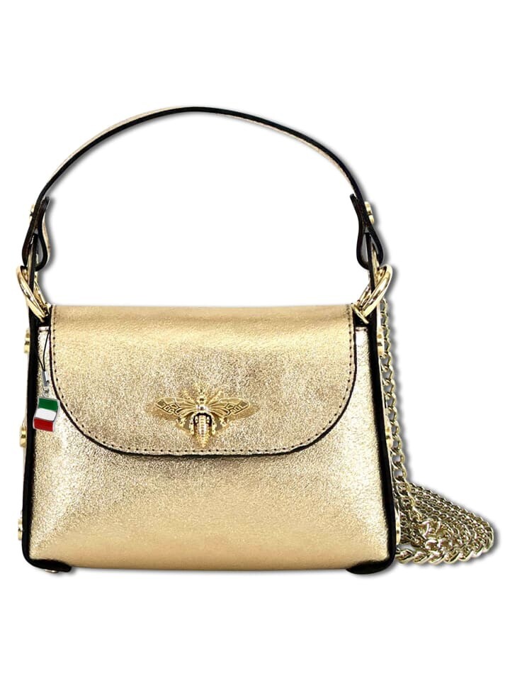 

Наплечная сумка Florence Umhängetasche Leder gold ca. 19cm