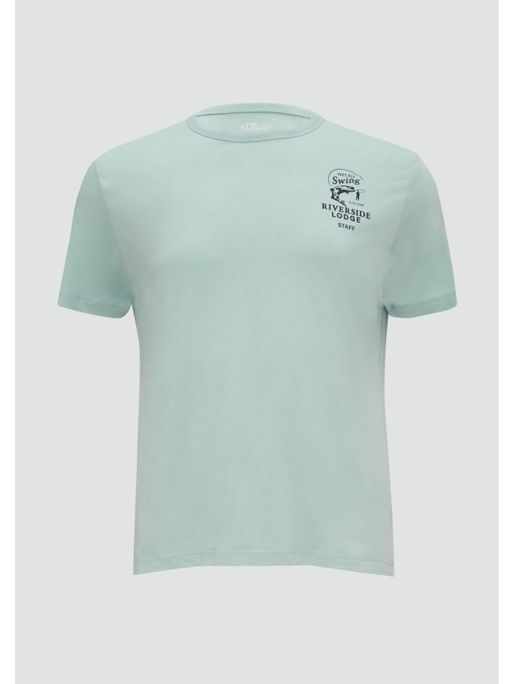 

Футболка цвета 72D2_sage green s.Oliver, Зеленый, Футболка цвета 72D2_sage green s.Oliver