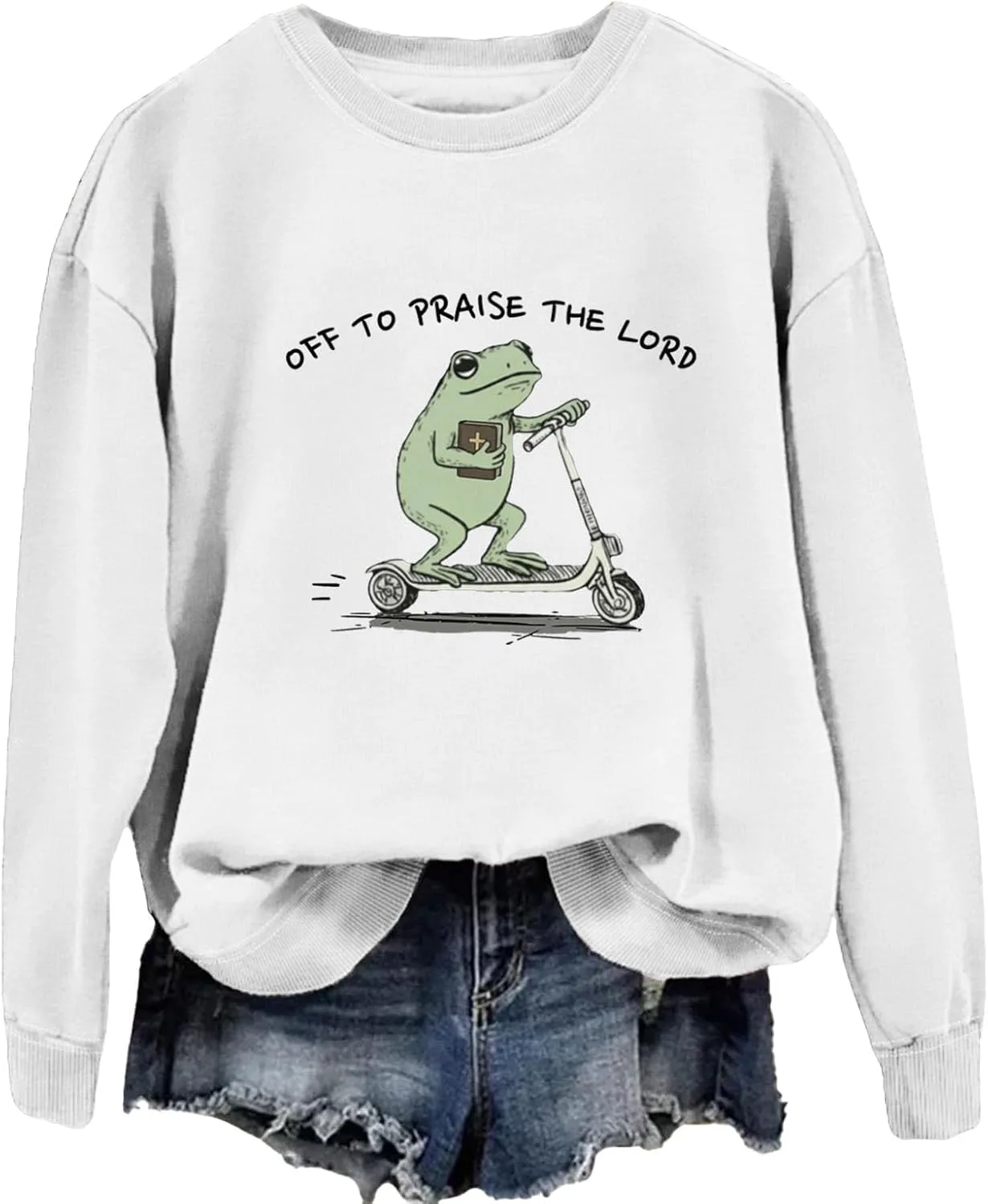 

Толстовка Off To Praise The Lord, забавный христианский худи Czbic