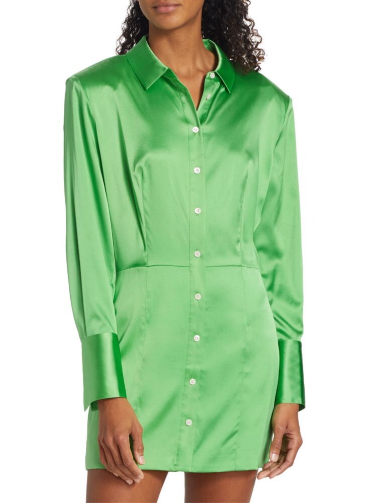 

Мини-платье с сильными плечами Frame, цвет Bright Peridot