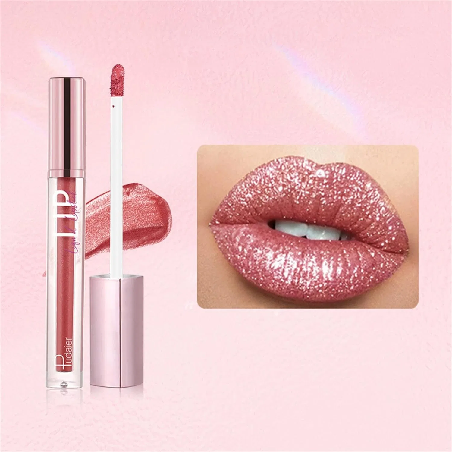 Блеск для губ Lip Tint Metallic Pearl, Foreted, 100 шт, A03-J — фото 2