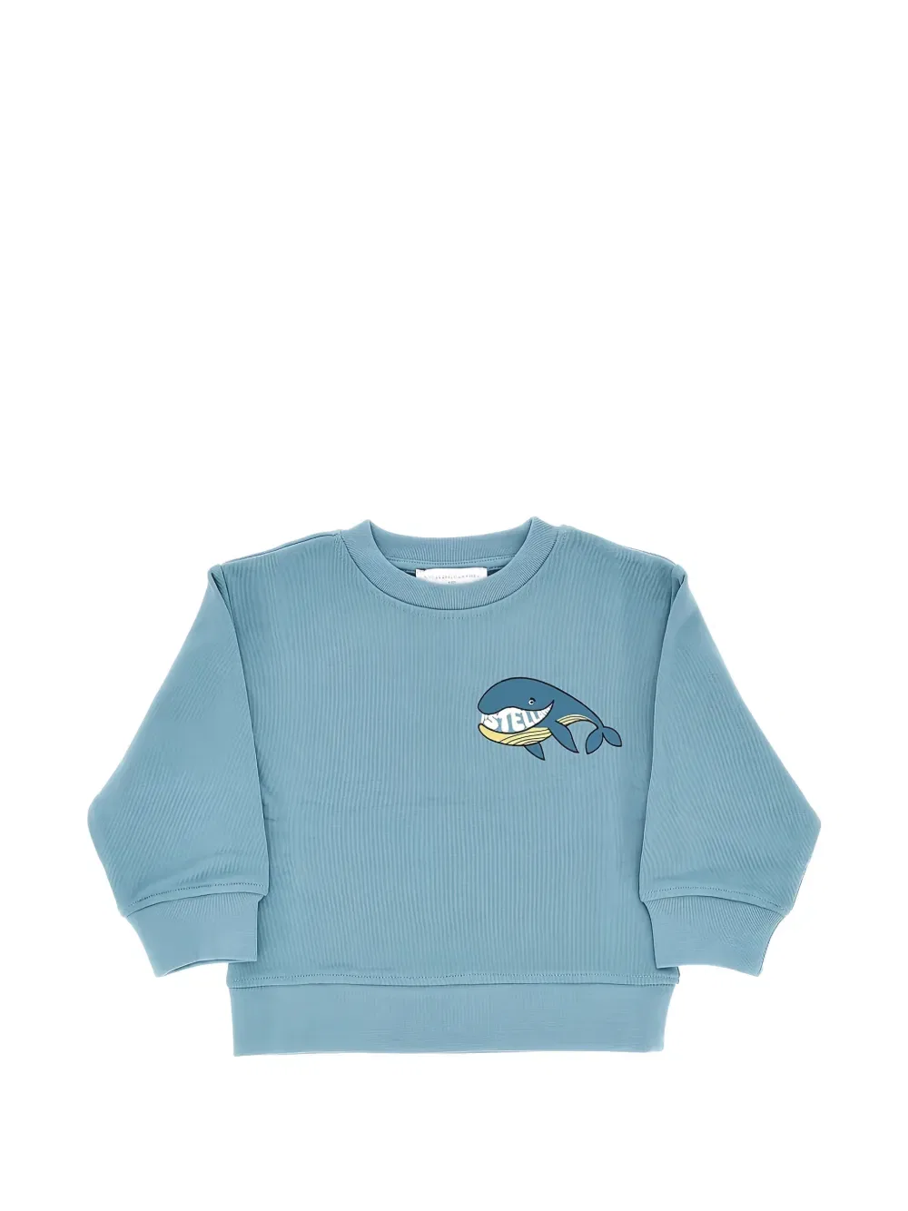 Толстовка с изображением кита Stella Mccartney Kids, синий