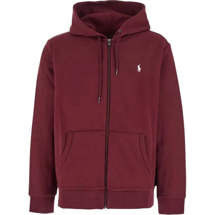 Толстовка с логотипом на молнии Polo Ralph Lauren, красный