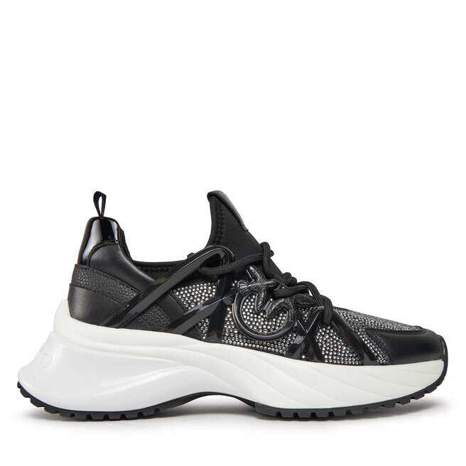 Кроссовки Pinko Ariel 01 SS0023 T014 Black/Crystal ZI4, черный