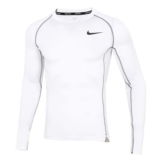 

Футболка Nike Pro Dri-fit Athleisure Casual Sports Round Neck Long Sleeves White DD1991-100