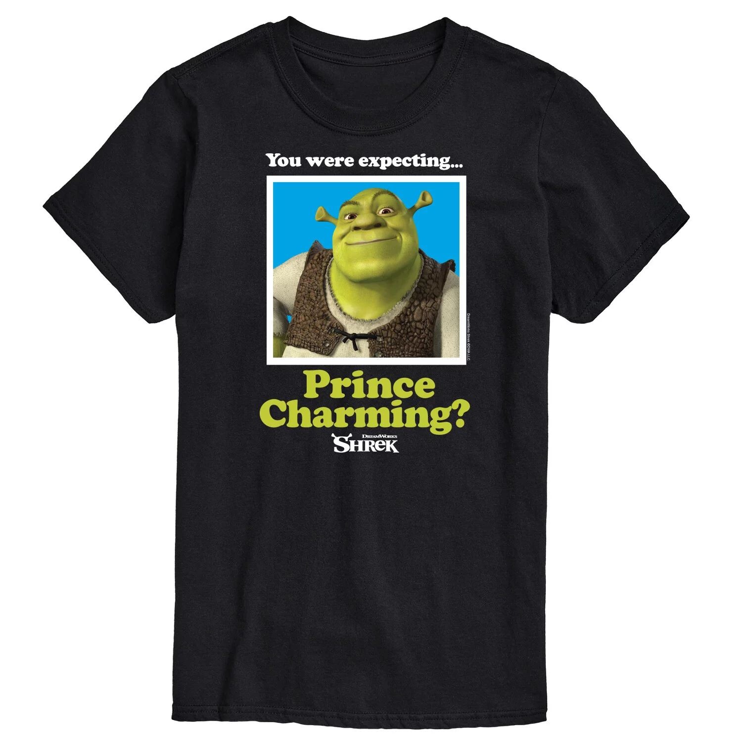 

Очаровательная футболка Big & Tall Shrek Prince License, черный
