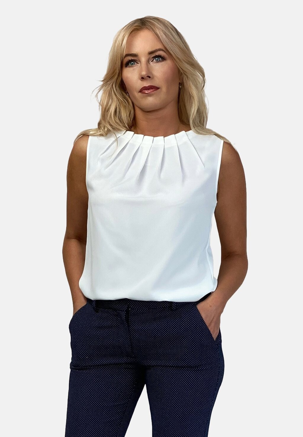 

Топ WITH PLEATS REGINA FASHION, цвет off white