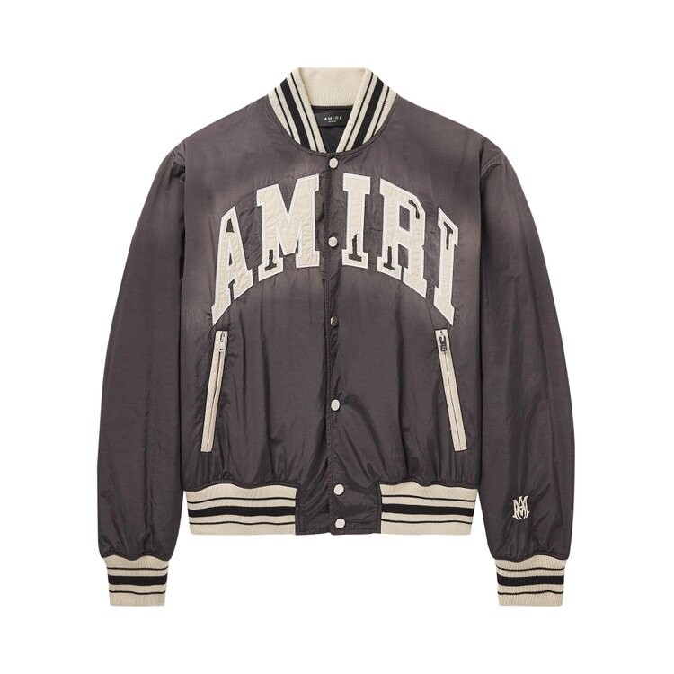 

Бомбер Amiri Sun Faded Bomber, черный