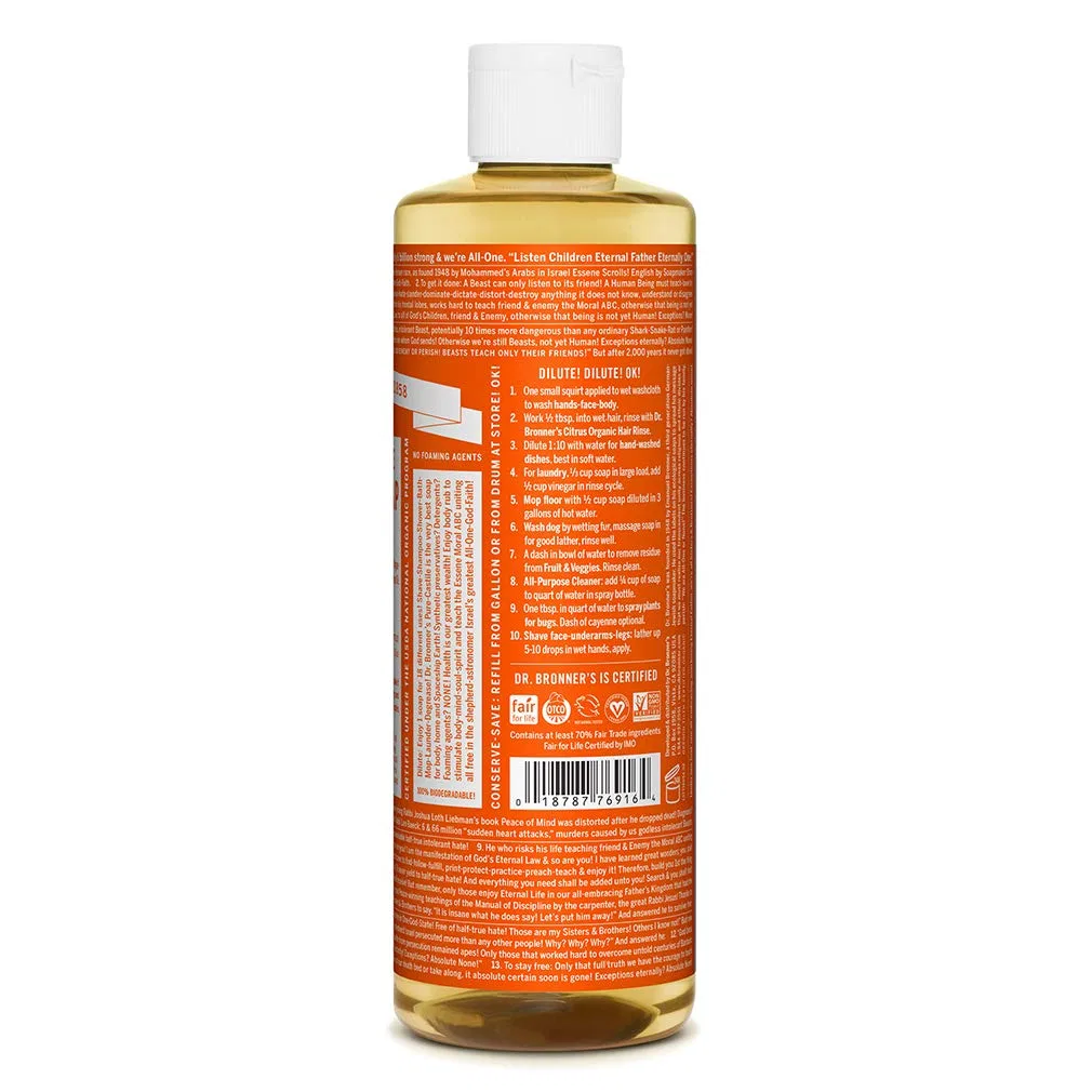 Жидкое кастильское мыло с чайным деревом «Tea Tree Liquid Soap» от Dr. Bronner's Dr. Bronner'S — фото 2