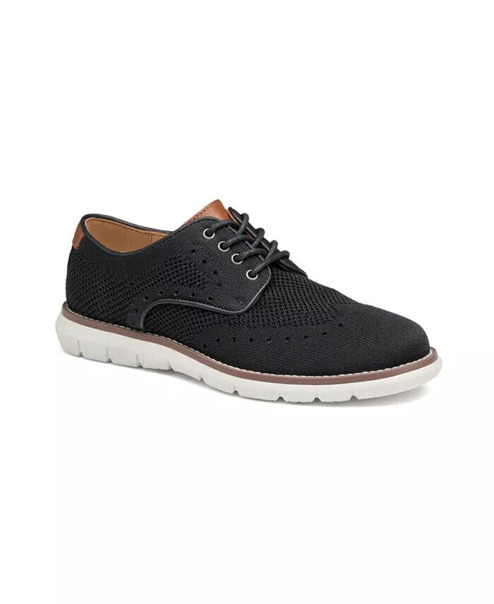 

Туфли Holden Knit на шнуровке для больших мальчиков Johnston & Murphy, черный