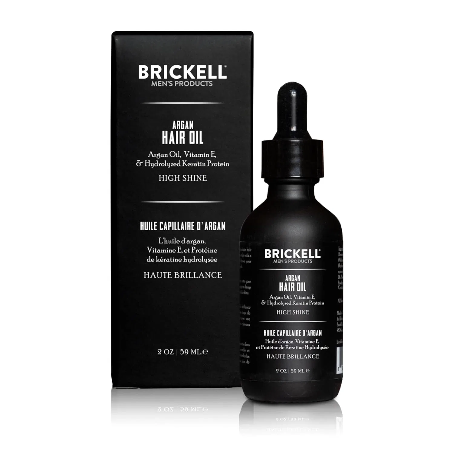 Мужское аргановое масло для волос Brickell Men's, 59 мл Brickell Men'S Products — фото 2
