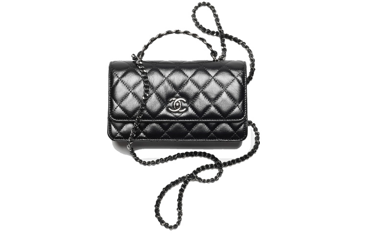 

CHANEL Яркая кожаная сумка через плечо