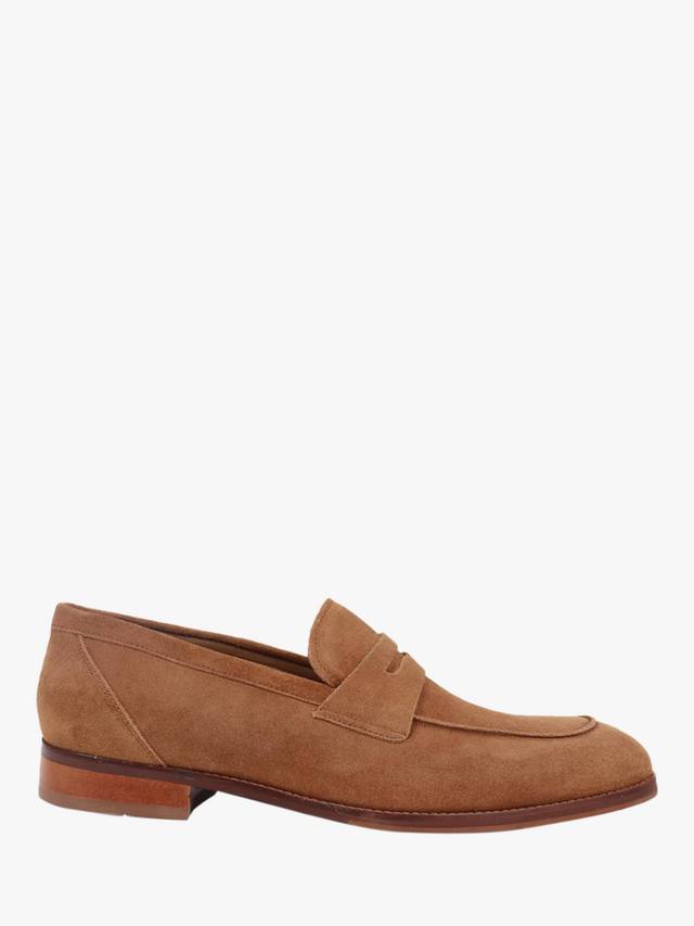 

Замшевые мокасины russell с пенни Jones Bootmaker, желто-коричневый