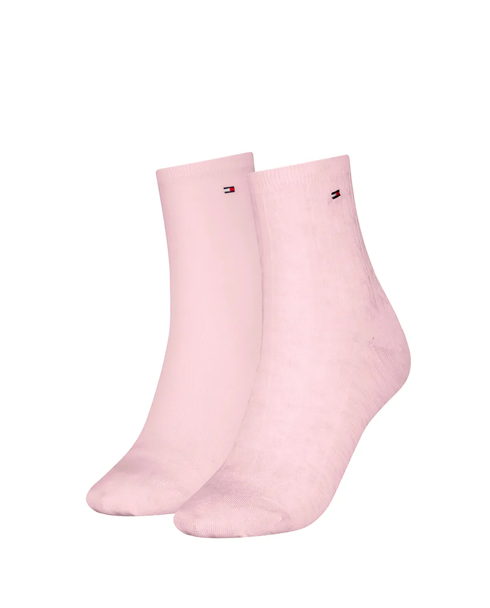 

Набор из 2 женских носков до щиколотки от Tommy Hilfiger, цвет Rosa