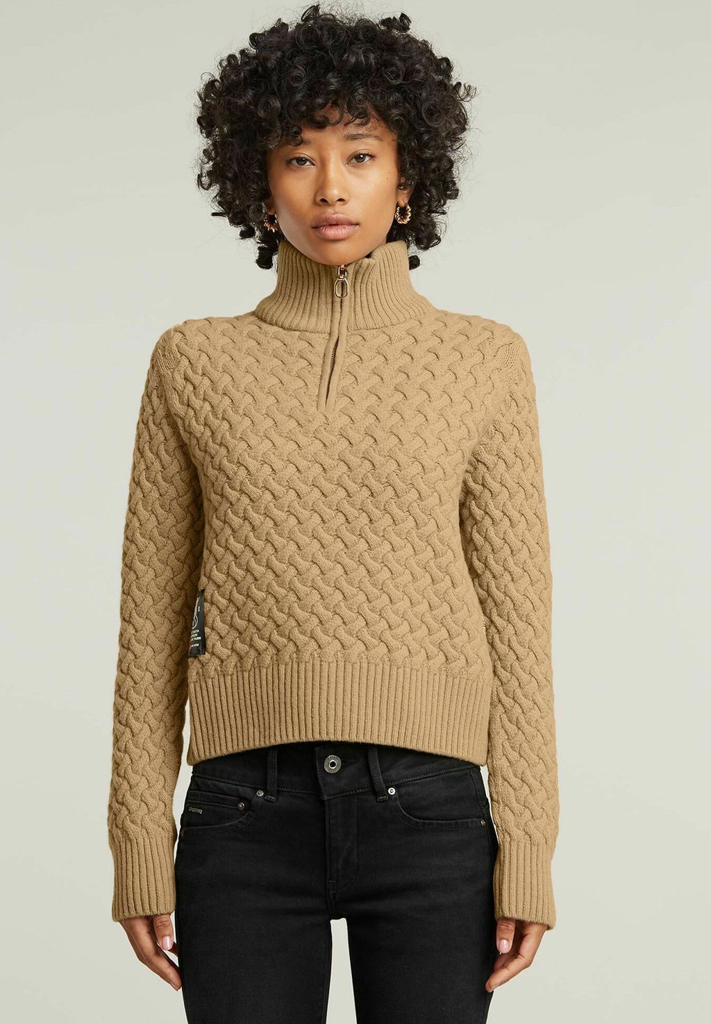

Джемпер CHUNKY KNIT G-STAR, бежевый