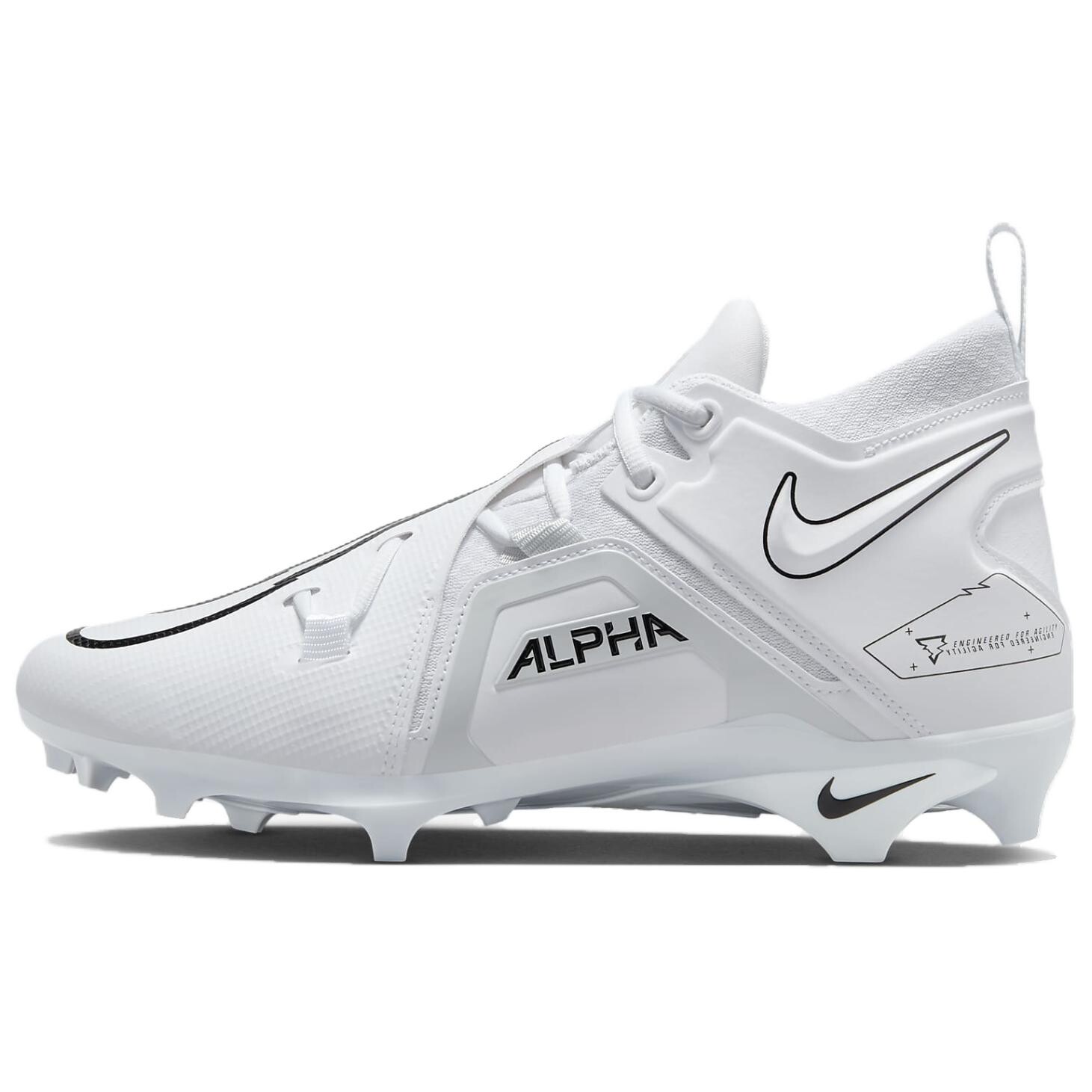 

Футбольные бутсы Alpha Menace Pro 3 мужские низкие белые Nike
