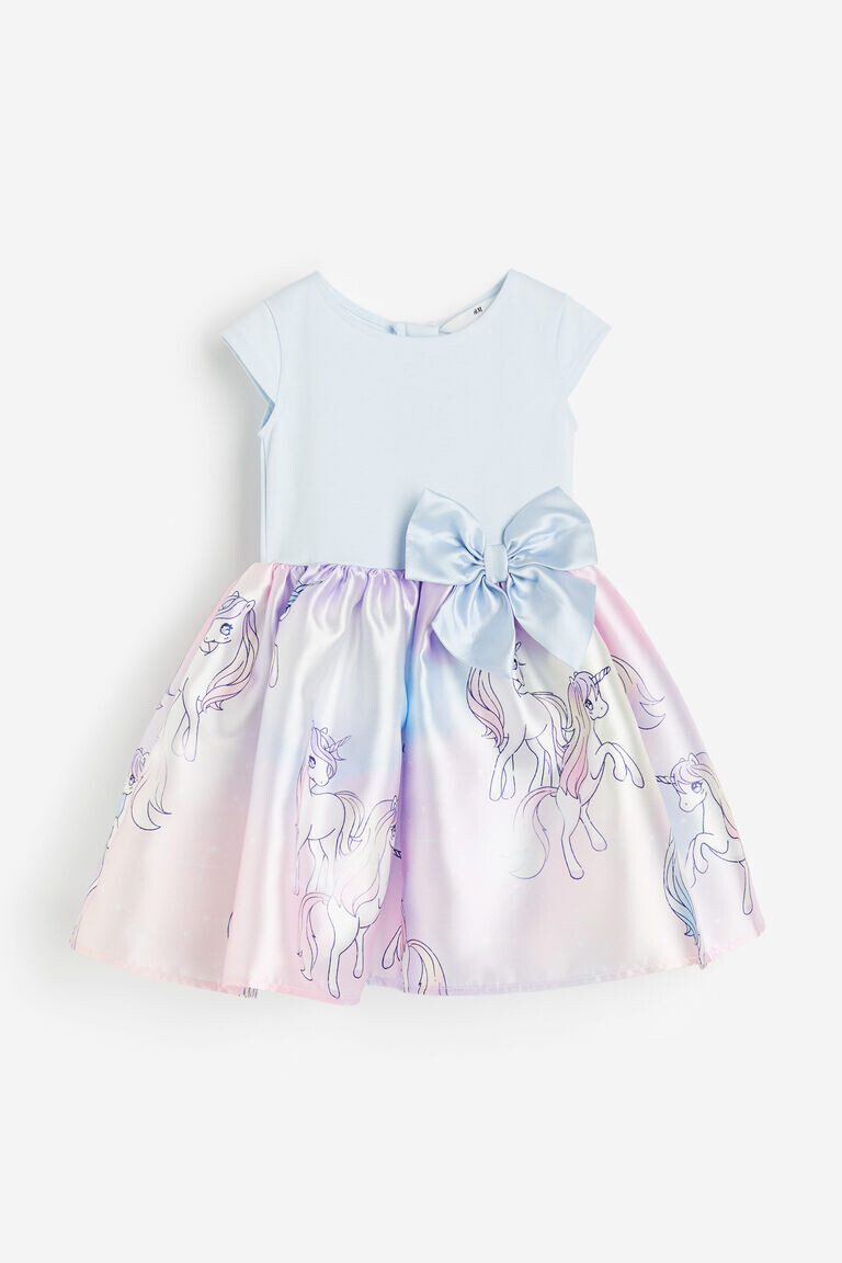 

Платье с расклешенной юбкой H&M, синий