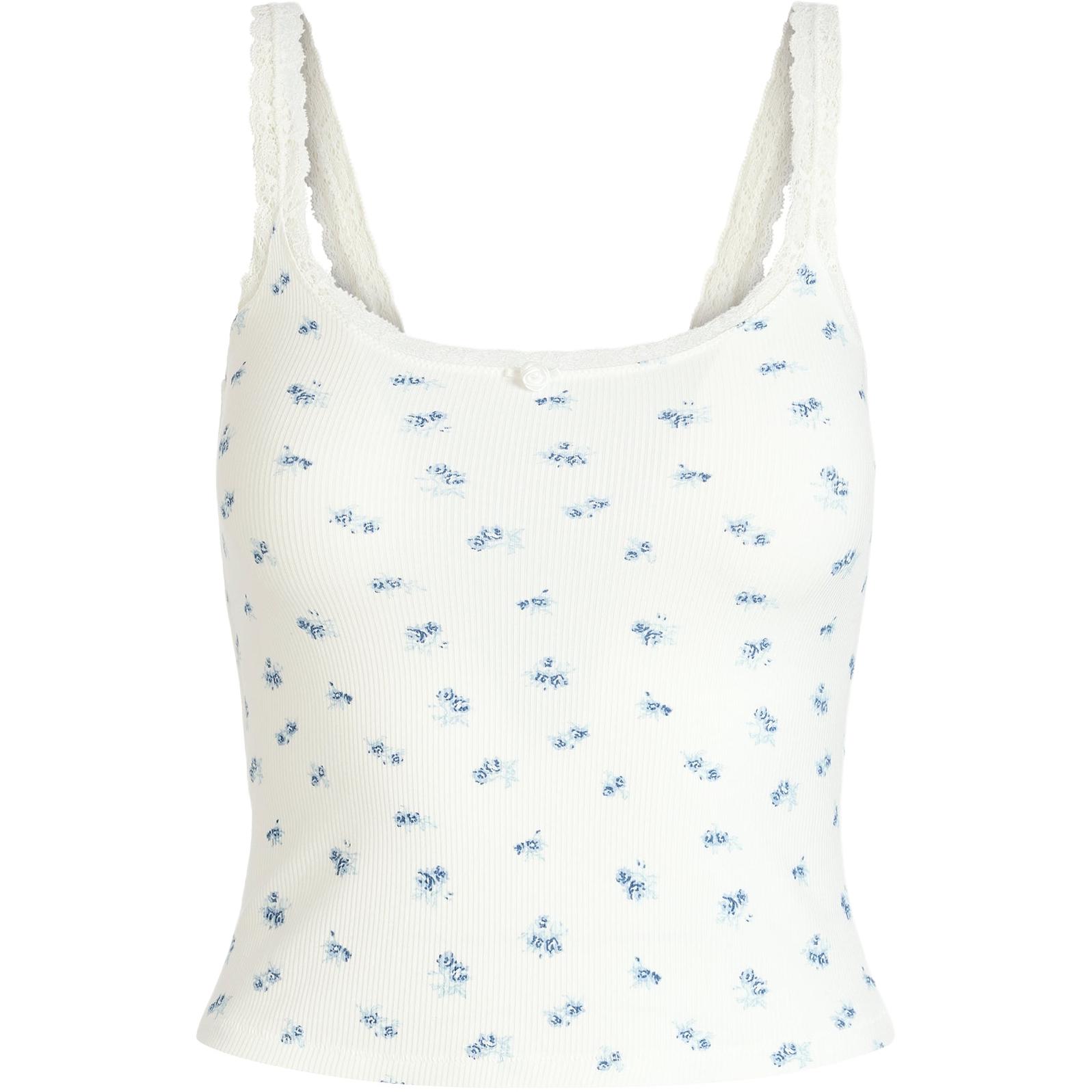 

Skims Топ-майка женская BLUE GARDEN PRINT/Blue Garden Print